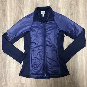 Athleta Women's Size XS Blue Full Zip Jacket Lightweight Packable Extra Small